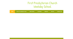 Desktop Screenshot of firstpresweekdayschool.com